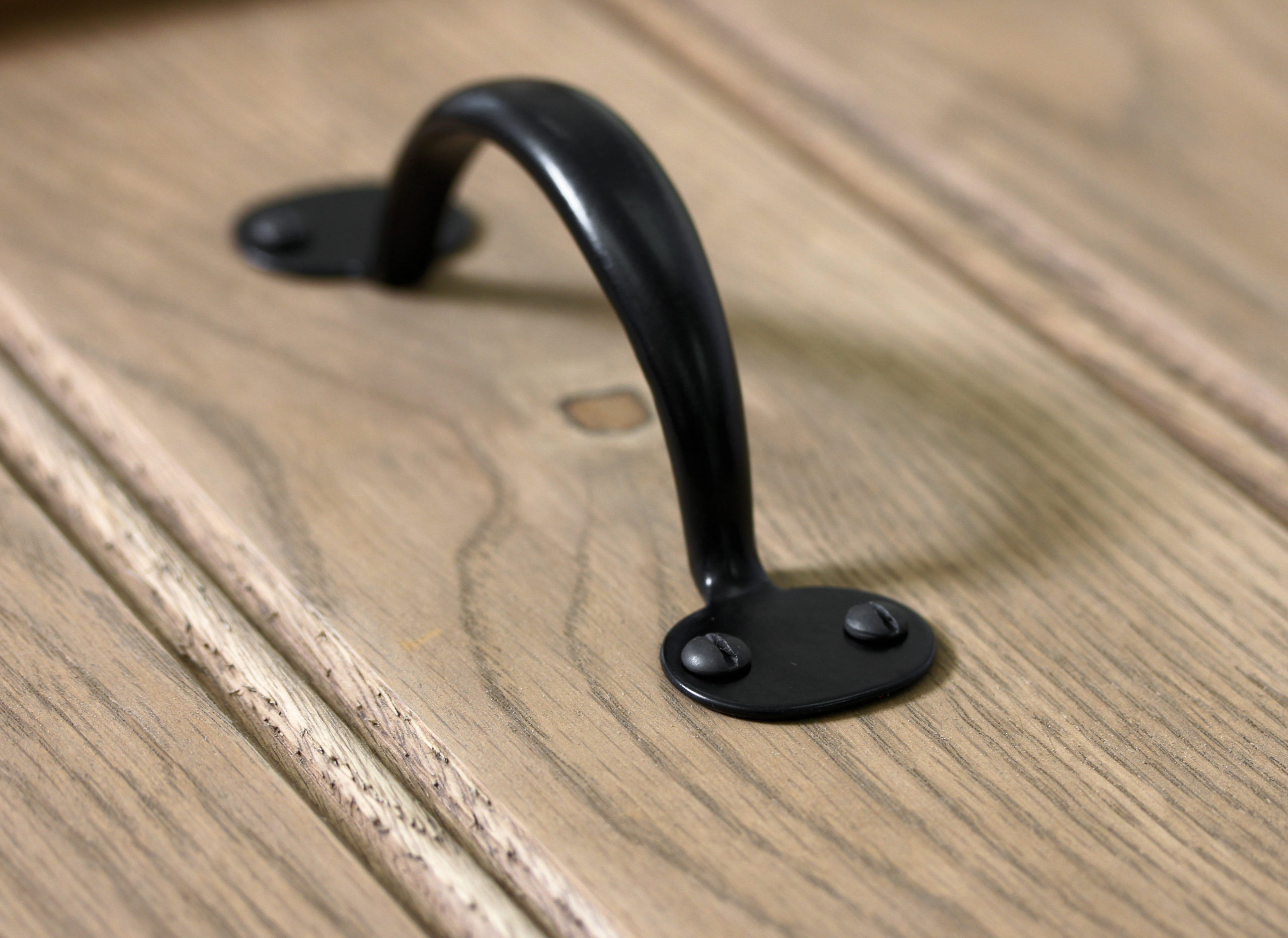 Penny End Cupboard Handle - Black